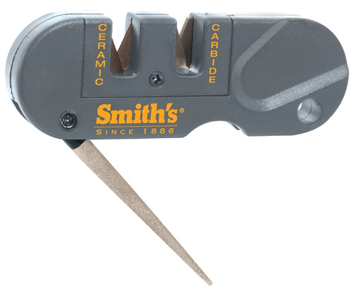 Smith's Pocket Pal Series PP1 Knife Sharpener, 400/800 Grit, Coarse/Fine/Medium, Carbide/Diamond Abrasive [SKU: ORG4623088]