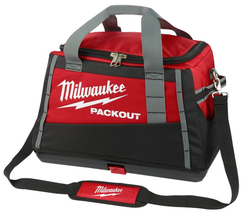 Milwaukee 48-22-8322 Tool Bag, 12.2 in W, 20 in D, 13.8 in H, 8-Pocket, Polyester, Black/Red [SKU: ORG1384379]