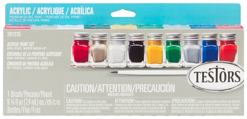 TESTORS 281235 Craft Paint Set, 0.25 oz [SKU: ORG5262571]