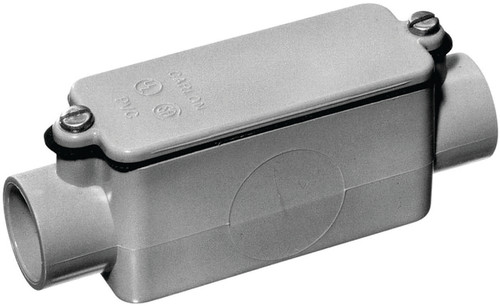 Carlon E987D-CTN Conduit Body, PVC, Gray [SKU: ORG6880074]