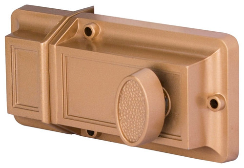 ProSource Rim Deadlock, Keyed Different Key, Brass, Brass, KW1 Keyway, 1-2-3/8 in Thick Door [SKU: ORG0795625]