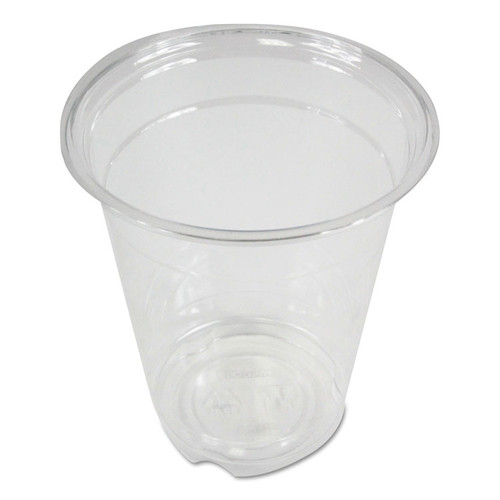 Clear Plastic Cold Cups, 12 oz, PET, 20 Cups/Sleeve, 50 Sleeves/Carton [SKU: BWKPET12]