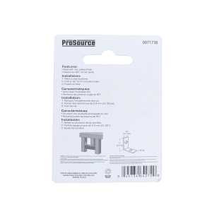 Prosource CB-B01-C4PS Corner Brace, 1 in L, 1 in W, 1/2 in H, Steel, Zinc-Plated, 1.8 mm Thick Material [SKU: ORG0071738]