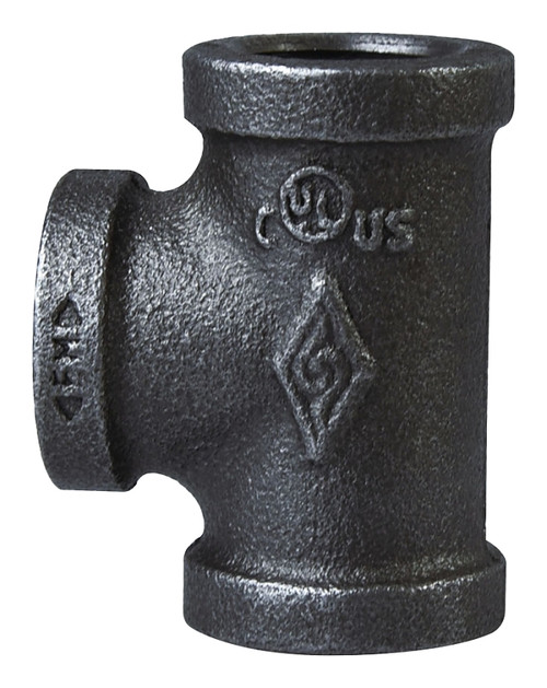 Prosource 11A-1 1/2B Pipe Tee, 1-1/2 in, Threaded, Malleable Iron, SCH 40 Schedule, 300 PSI Pressure [SKU: ORG6101422]