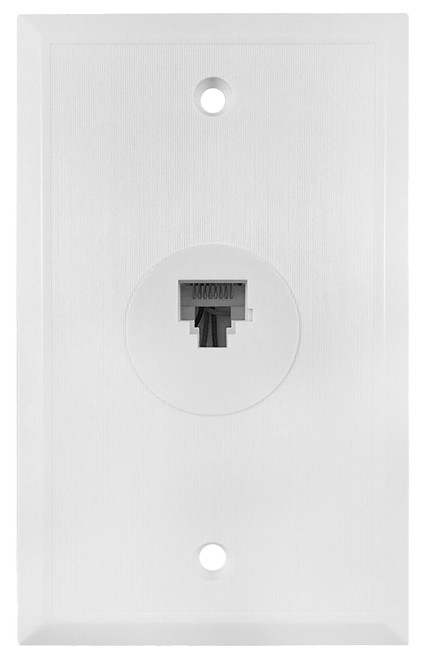 Amerelle VW6EW Wallplate, White, Flush Mounting [SKU: ORG7231194]