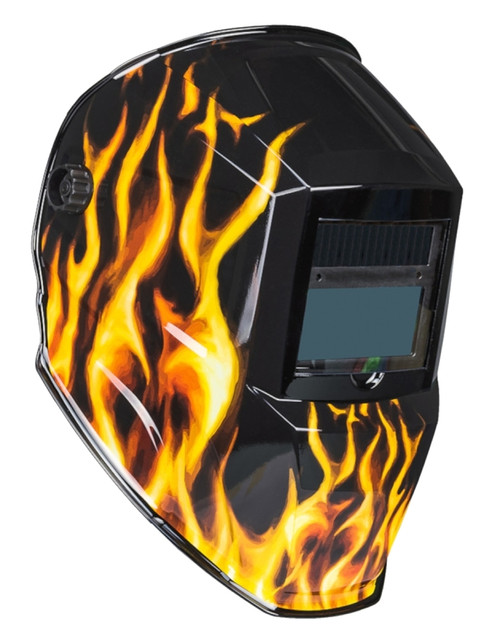 Forney Scorch Series 55859 ADF Welding Helmet, 5-Point Ratchet Harness Headgear, UV/IR Lens, 3.62 x 1.65 in Viewing [SKU: ORG8927006]
