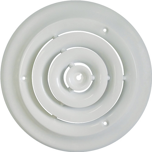 ProSource SRSD06 Round Ceiling Diffuser, White [SKU: ORG2772861]