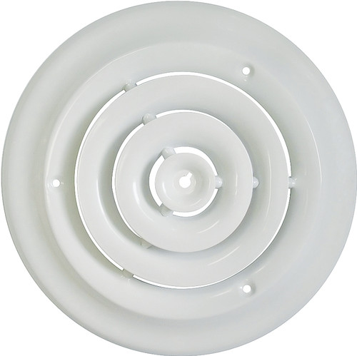 ProSource SRSD08 Round Ceiling Diffuser, White [SKU: ORG2784338]