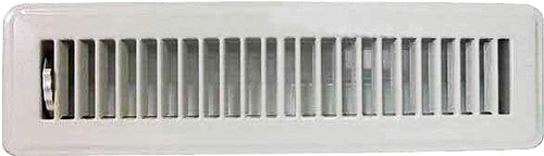 ProSource FR01-2X12W Floor Register, Steel, White [SKU: ORG2615045]