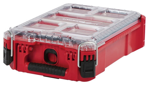 Milwaukee 48-22-8435 Organizer, 75 lb Capacity, 9.72 in L, 15.24 in W, 4.61 in H, 5-Compartment, Plastic, Red [SKU: ORG1383975]