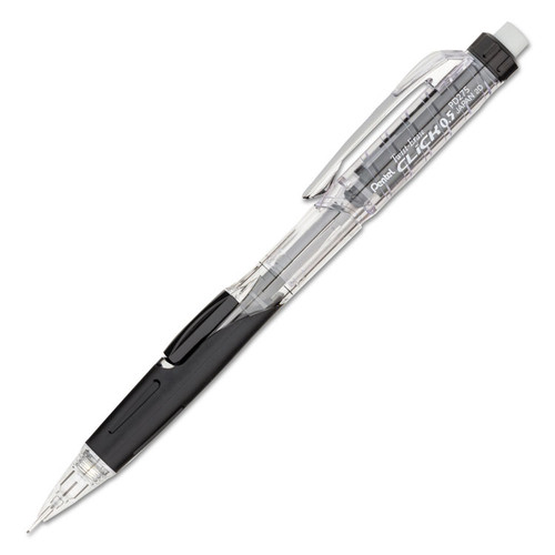 Twist-Erase CLICK Mechanical Pencil, 0.5 mm, HB (#2.5), Black Lead, Black Barrel [SKU: PENPD275TA]