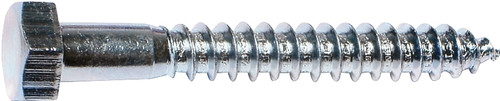 MIDWEST FASTENER 01320 Lag Screw, 3/8 in Thread, 4-1/2 in OAL, Zinc [SKU: ORG4530812]