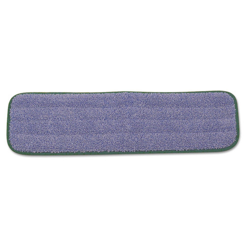 Microfiber Wet Mopping Pad, 18.5" x 5.5" x 0.5", Green, 12/Carton [SKU: RCPQ410GRECT]