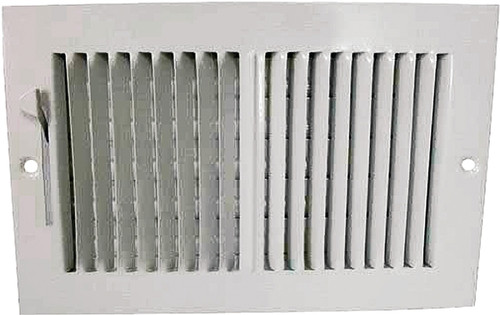 ProSource SW02-10X6 Sidewall Register, Steel, White [SKU: ORG2697910]