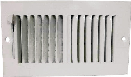 ProSource SW02-8X4 Sidewall Register, Steel, White [SKU: ORG2710341]
