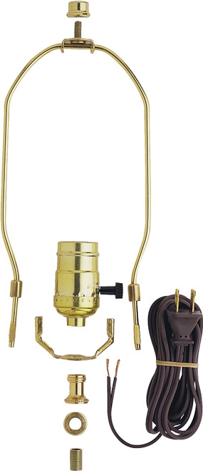 Westinghouse 7026800 Lamp Kit, Metal, Brass, For: Standard Base 150 W Bulb [SKU: ORG6057574]