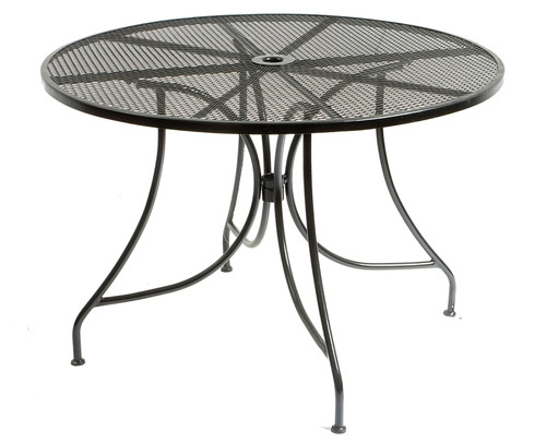 Seasonal Trends Patio Table, 42 in Dia, Round Table, Mesh Steel [SKU: ORG9925520]