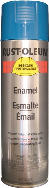 RUST-OLEUM HIGH PERFORMANCE V2125838 Enamel Paint, Gloss, Deep Blue, 15 oz, Aerosol Can [SKU: ORG5548524]