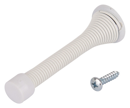 Prosource H62-B048-PS Heavy-Duty Spring, 5/16 in Dia Base, 3-1/8 in Projection, Plastic & Steel, White [SKU: ORG4182317]