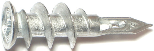 MIDWEST FASTENER 10420 Hollow Wall Anchor with Screw, #8 Thread, 1-1/4 in L, Zinc, 75 lb [SKU: ORG4210019]