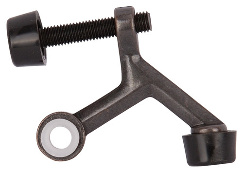 Prosource H20-B021-PS Light-Duty Hinge Pin Door Stop, 2-1/4 in Projection, Die-Cast Zinc & Plastic, Antique Brass [SKU: ORG4051967]