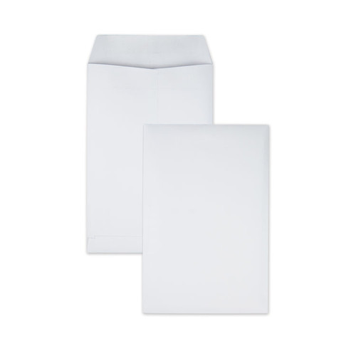 Redi-Seal Catalog Envelope, #1, Cheese Blade Flap, Redi-Seal Adhesive Closure, 6 x 9, White, 100/Box [SKU: QUA43117]