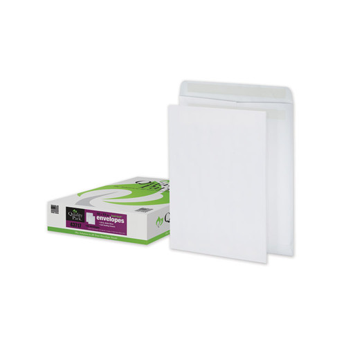 Redi-Seal Catalog Envelope, #13 1/2, Cheese Blade Flap, Redi-Seal Adhesive Closure, 10 x 13, White, 100/Box [SKU: QUA43717]