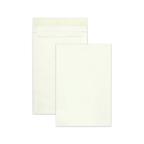 14 lb Tyvek Open End Expansion Mailer Value Pack, #15 1/2, Flip-Stik Flap, Redi-Strip Closure, 12 x 16, White, 100/Carton [SKU: QUAR4520]