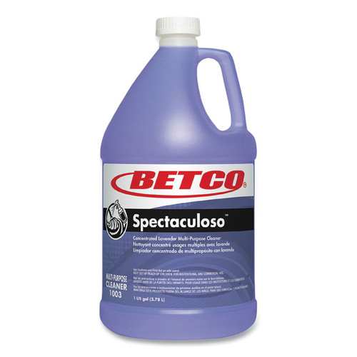Spectaculoso Multipurpose Cleaner, Lavender Scent, 1 gal Bottle, 4/Carton [SKU: BET10030400]