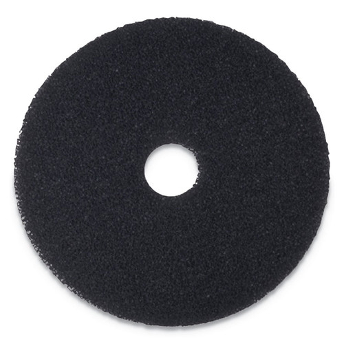 Stripping Floor Pads, 15" Diameter, Black, 5/Carton [SKU: BWK4015BLA]