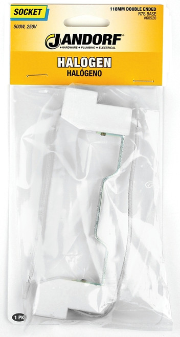 Jandorf 60520 Lamp Socket, 250 V, 500 W, Porcelain Housing Material [SKU: ORG3397197]