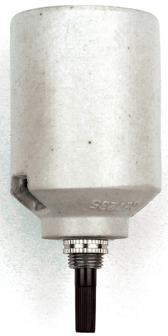 Jandorf 60578 Bottom Turn Knob Lamp Socket, 250 V, 250 W, Porcelain Housing Material, White [SKU: ORG3397445]