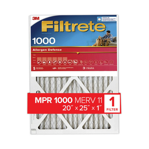 Allergen Defense Air Filter, 20 x 25 [SKU: MMM70071355948]