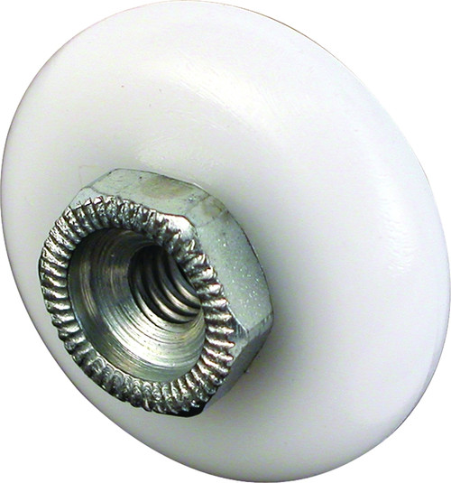 Prime-Line M 6000 Shower Door Roller, Plastic, White, For: Glass Up to 5/16 in Thickness, Shower Door [SKU: ORG5385844]