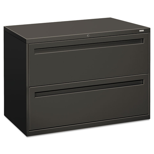 Brigade 700 Series Lateral File, 2 Legal/Letter-Size File Drawers, Charcoal, 42" x 18" x 28 [SKU: HON792LS]