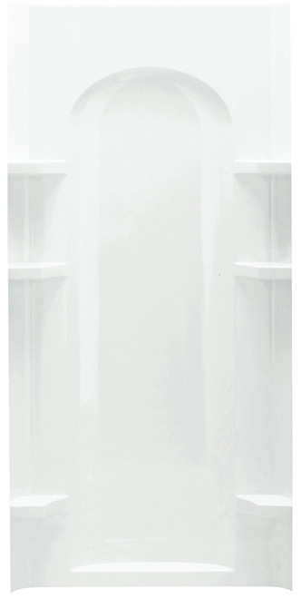 Sterling Ensemble 72202100-0 Shower Back Wall, 72-1/2 in L, 36 in W, Vikrell, High-Gloss, Alcove Installation, White [SKU: ORG6339519]