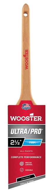 WOOSTER 4181-2 1/2 Paint Brush, 2-1/2 in W, 2-11/16 in L Bristle, Nylon/Polyester Bristle, Sash Handle [SKU: ORG0965517]