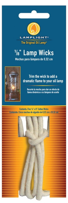 Lamplight 9997 Replacement Round Wick, Cotton, For: Most Lamplight Oil Lamp With Ultra-Pure or Medallion Lamp Oil [SKU: ORG1495993]