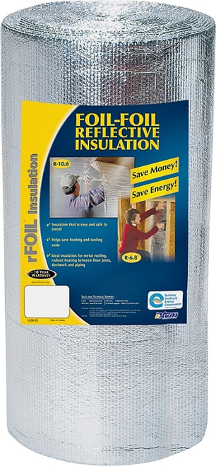 TVM W757 Construction Insulation, 50 ft L, 48 in W, Polyethylene [SKU: ORG6383236]