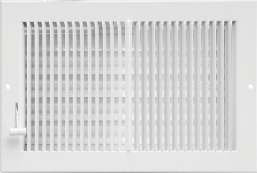 Imperial RG0299 Multi-Shutter Register, 7-1/4 in L, 13-1/4 in W, Steel, White [SKU: ORG5385943]