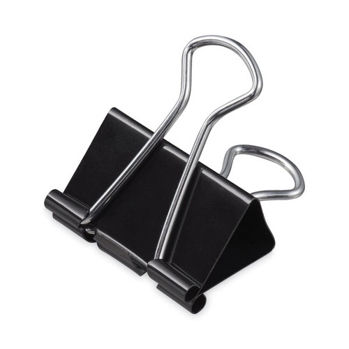 Binder Clips, Mini, Black/Silver, 12/Box [SKU: UNV10199]