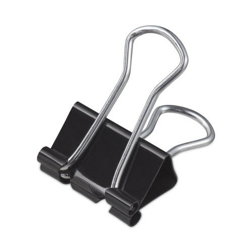 Binder Clips, Small, Black/Silver, 12/Box [SKU: UNV10200]