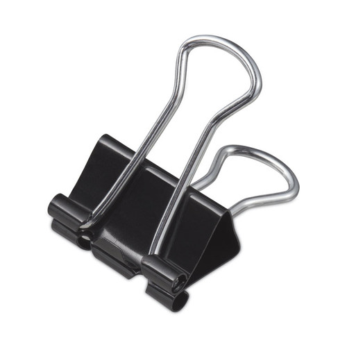 Binder Clip Zip-Seal Bag Value Pack, Small, Black/Silver, 144/Pack [SKU: UNV10200VP]