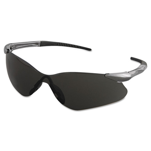 Nemesis VL Safety Glasses, Gunmetal Frame, Smoke Uncoated Lens [SKU: KCC25704]