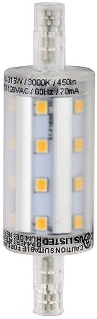 Feit Electric BPJ78/LED LED Lamp, Flood/Spotlight, R7S Lamp, 40 W Equivalent, R7 Lamp Base, Clear, Warm White Light [SKU: ORG7184567]