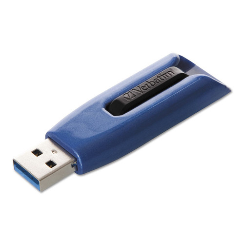 V3 Max USB 3.0 Flash Drive, 256 GB, Blue [SKU: VER49809]