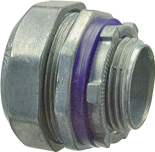 Halex 16207B Conduit Connector, 3/4 in Compression, Zinc [SKU: ORG6334601]