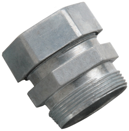Halex 26351 Rigid Conduit Connector, 1/2 in Compression, 1.17 in OD, Steel [SKU: ORG7015100]