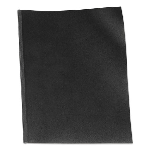 VeloBind Presentation Covers, Black, 11 x 8.5, Punched & Scored, 50/Pack [SKU: GBC9742230]