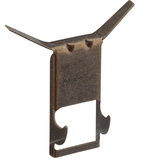 National Hardware V2552 Series N260-299 Brick Hanger, 30 lb, Steel, Antique Brass, Wall Mounting [SKU: ORG7454861]